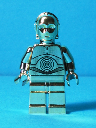 LEGO Minifigure -- C-3PO - Chrome Gold (SW 30th Anniversary Edition) (4521221)-Star Wars / Star Wars Episode 4/5/6 -- SW0158 -- Creative Brick Builders